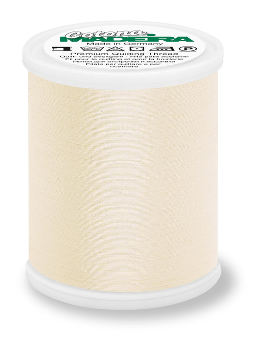 Madeira Cotona 50 | Cotton Machine Quilting & Embroidery Thread | 1100 Yards | 9350-772 | Bisque