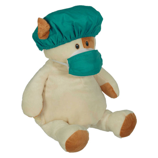 70003 EB Green Hospital Hat & Face Mask Set