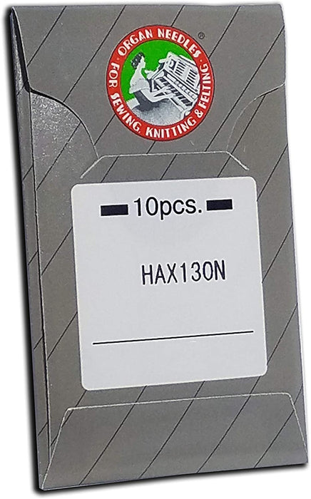 Organ HAx130N | Flat-Sided Shank |  Sharp Point | Top Stitch Needle | 100/Box | Clearance Product - Originally $42.85