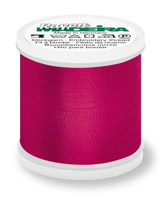 Madeira Rayon 40 | Machine Embroidery Thread | 220 Yards | 9840-1186 | Rose