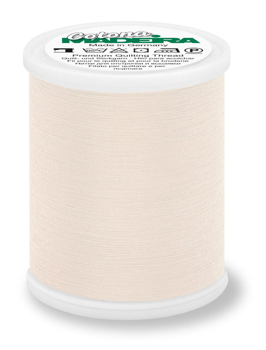 Madeira Cotona 50 | Cotton Machine Quilting & Embroidery Thread | 1100 Yards | 9350-504 | Ecru
