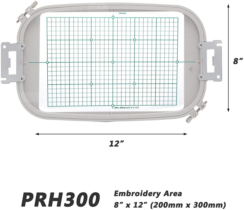 PRH300 (EPF300) 8" x 12" (200x300mm) Embroidery Hoop