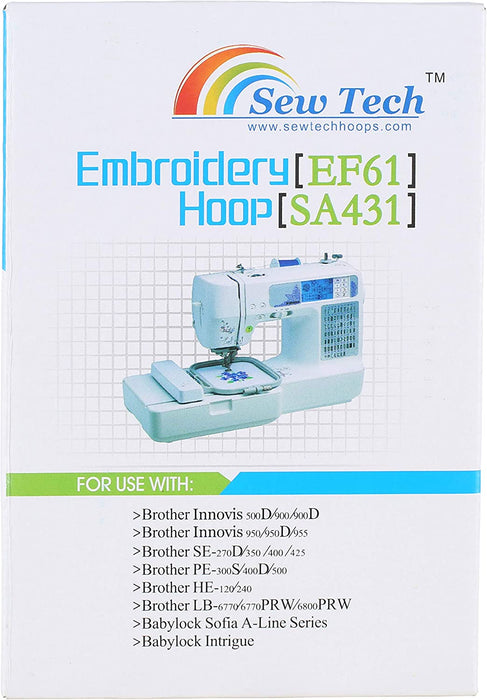 SA431 (EF61): 1.5" x 2" Small Embroidery Machine Hoop