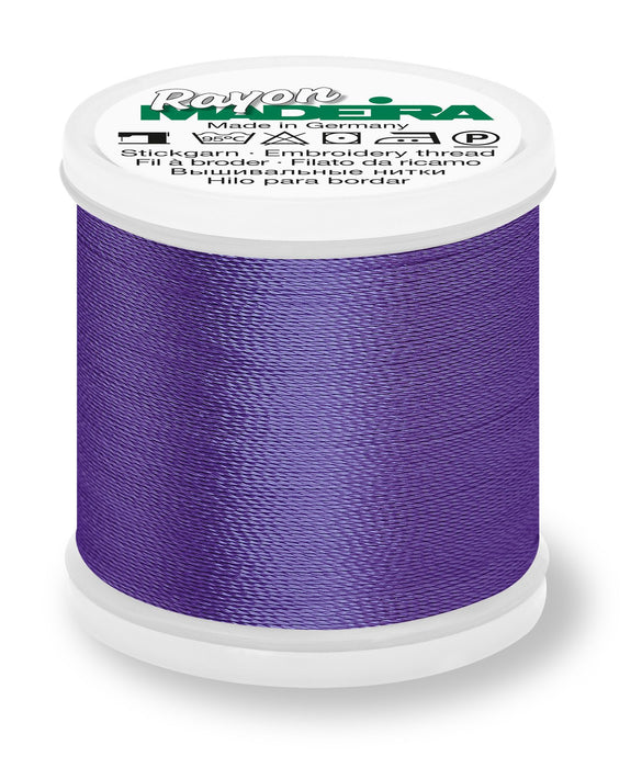 Madeira Rayon 40 | Machine Embroidery Thread | 220 Yards | 9840-1330 | Deep Hyacinth