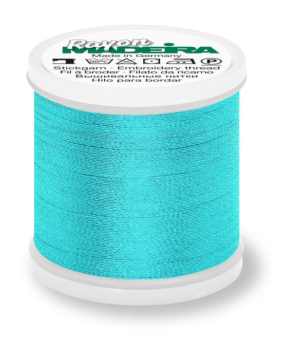 Madeira Rayon 40 | Machine Embroidery Thread | 220 Yards | 9840-1094 | Turquoise