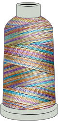 Madeira Multi-Colored Embroidery Thread Color 1603 — AllStitch ...