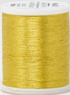 Madeira FS Metallic #40 Embroidery Thread - Spools 1,100 yds Gold 3 - Color 4003