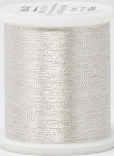 Madeira FS Metallic #40 Embroidery Thread - Spools 1,100 yds Silver - Color 4010