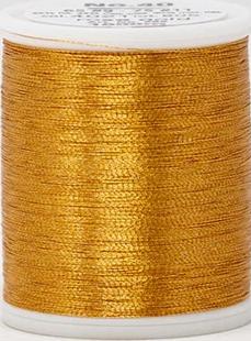 Fs40 Gold Thread Madeira Metallic Supertist Embroidery Thread — AllStitch Embroidery ...