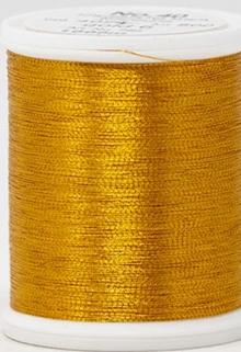 Madeira FS Metallic #40 Embroidery Thread - Spools 1,100 yds Amber - Color 4026