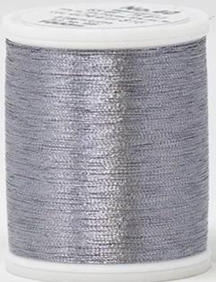 Madeira FS Metallic #40 Embroidery Thread - Spools 1,100 yds Titanium - Color 4044