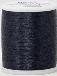 Madeira FS Metallic #40 Embroidery Thread - Spools 1,100 yds Carbon - Color 4070