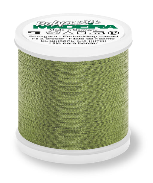 Madeira Polyneon 40 | Machine Embroidery Thread | 440 Yards | 9845-1648 | Avocado
