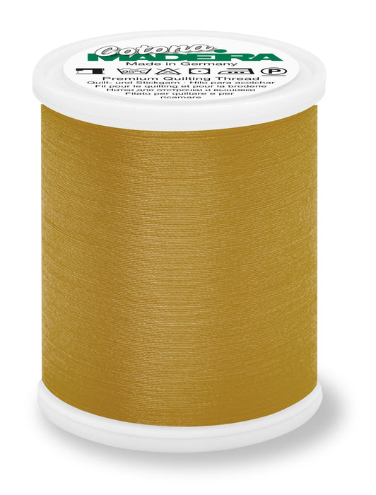 Madeira Cotona 50 | Cotton Machine Quilting & Embroidery Thread | 1100 Yards | 9350-577 | Bronze