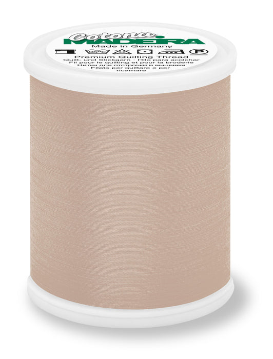 Madeira Cotona 50 | Cotton Machine Quilting & Embroidery Thread | 1100 Yards | 9350-735 | Tawny Tan