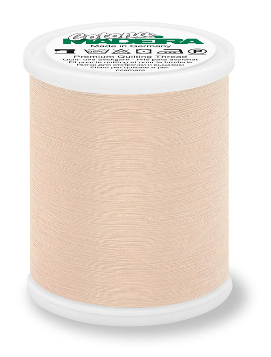 Madeira Cotona 50 | Cotton Machine Quilting & Embroidery Thread | 1100 Yards | 9350-670 | Peach