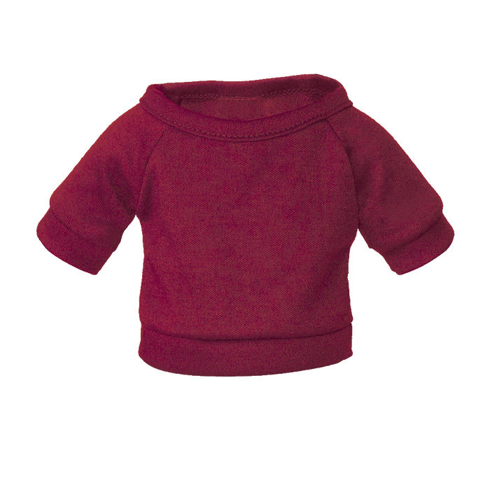 maroon doll/bear t-shirt