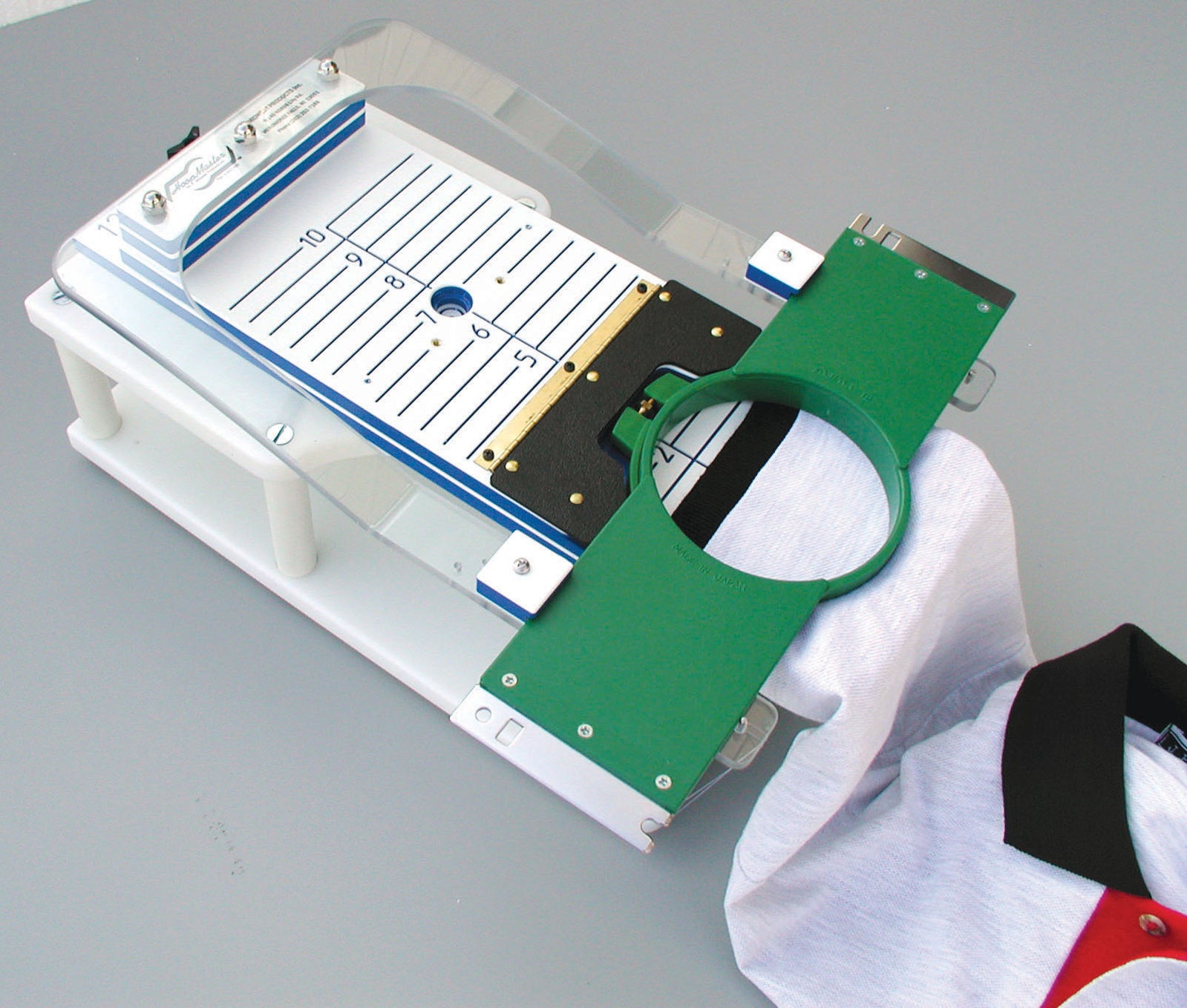 Hoopmaster System HoopMaster Embroidery Hooping Station For Commercial Embroidery ...