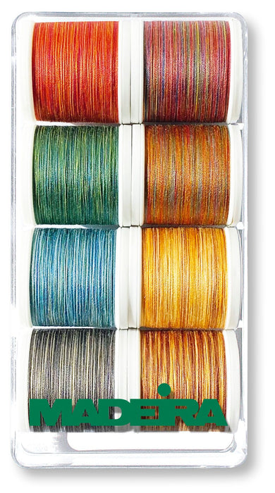 Madeira Aerofil 120 Multicolored | 8 x 440 Yards | Gift Box | Collection | 8007