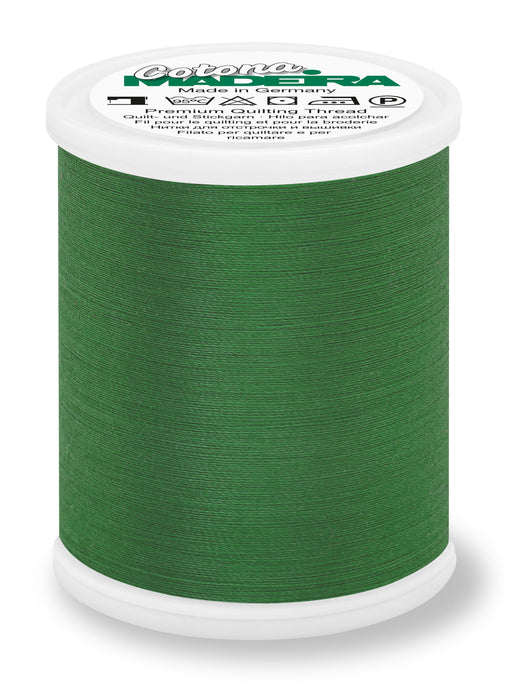 Madeira Cotona 50 | Cotton Machine Quilting & Embroidery Thread | 1100 Yards | 9350-779 | Pine Green