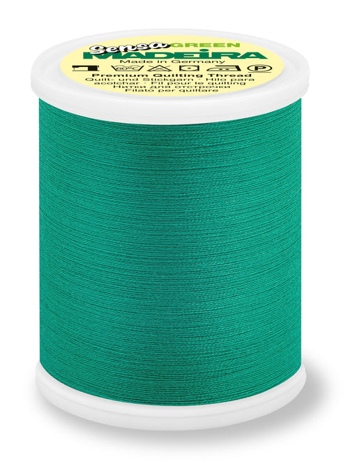 Madeira Sensa Green 40 | Quilting and Machine Embroidery Thread | 1100 Yards | 9390-280 | Caribbean Green