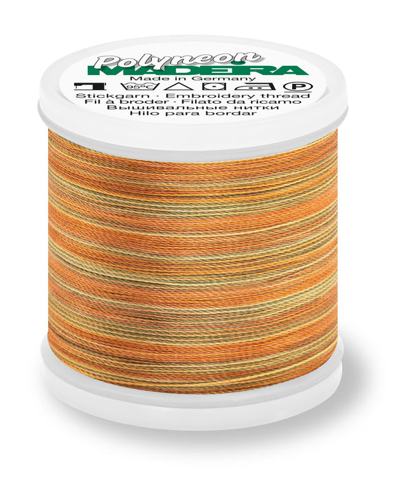 Madeira Polyneon 40 | Machine Embroidery Thread | Multicolor | 220 Yards | 9845-1511 | Sunrise
