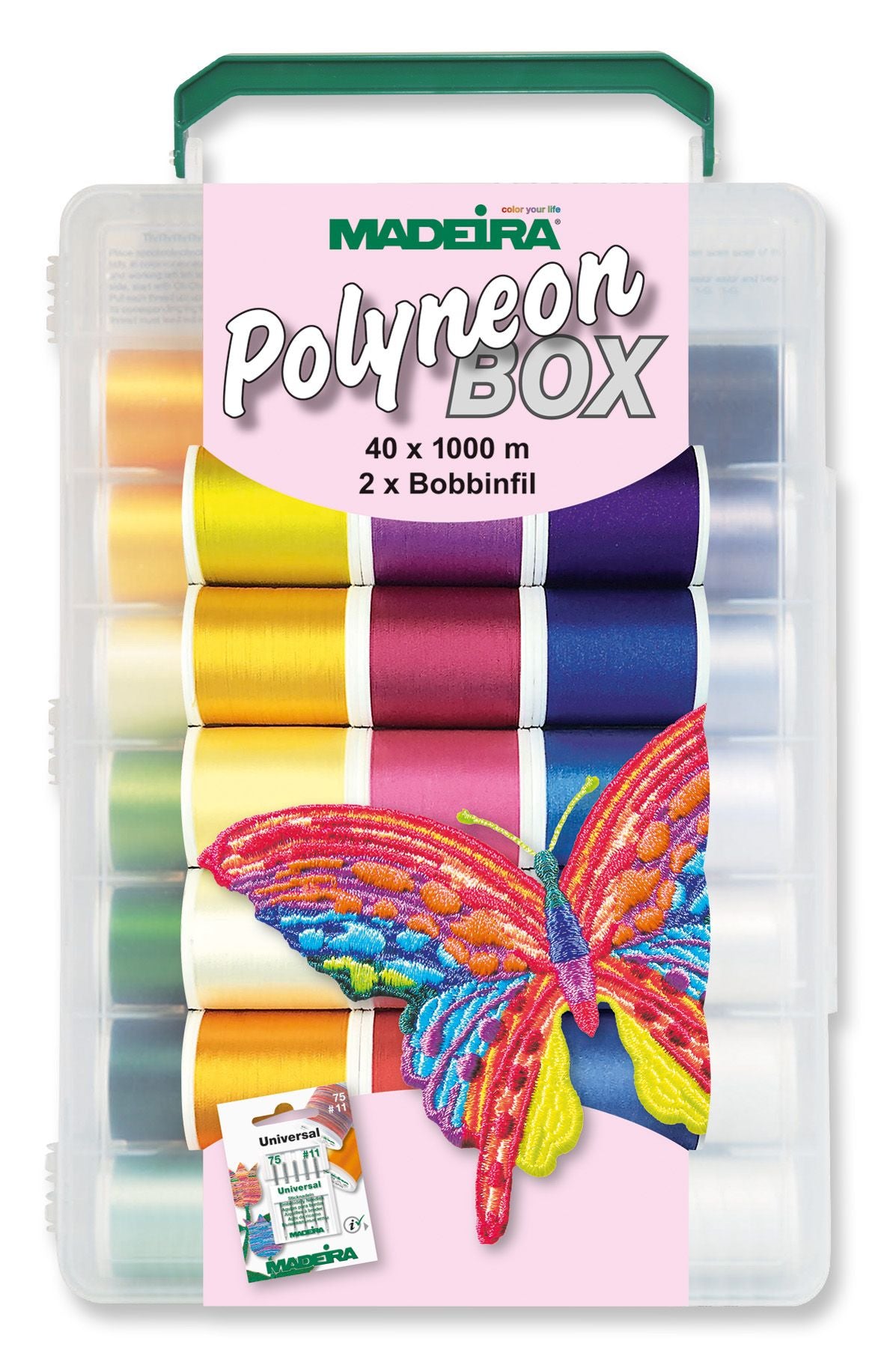 Madeira 9191600 POLYNEON NO.40 1000m Embroidery Thread -Multi Yellow – Www