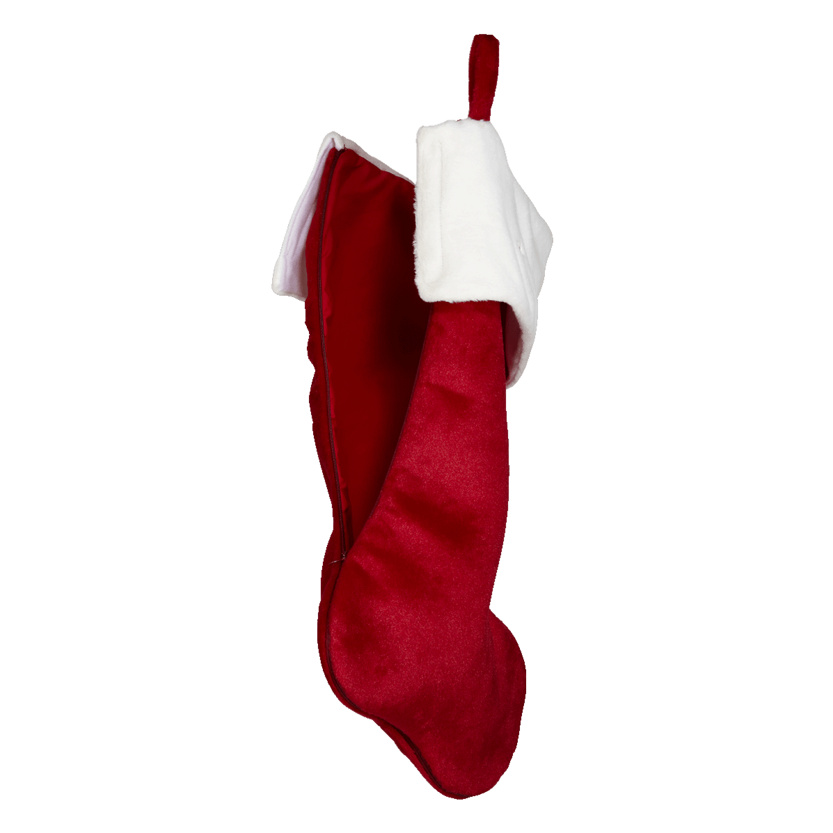 Embroidery Blank Embroiderable Plush Christmas Stocking With Zipper ...