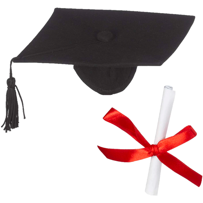 Graduation Cap And Diploma For Ebs And Cubbies — Allstitch Embroidery Supplies