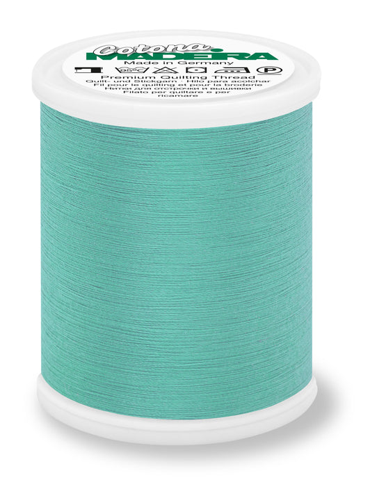 Madeira Cotona 50 | Cotton Machine Quilting & Embroidery Thread | 1100 Yards | 9350-666 | Caribbean Blue