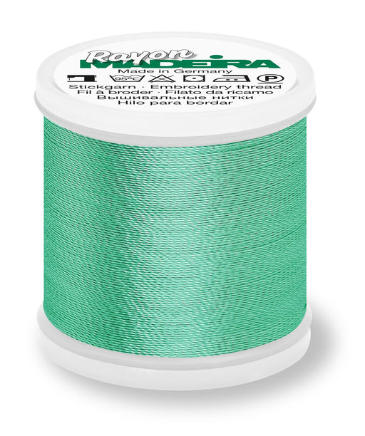 Madeira Rayon 40 | Machine Embroidery Thread | 220 Yards | 9840-1046 | Teal