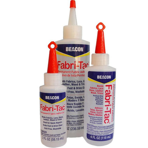 Beacon Fabri-Tac 2 FL oz 59mL Permanent Adhesive for Sealing