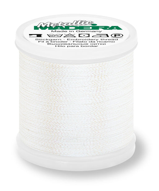 Madeira Soft Metallic 40 | Machine Embroidery Thread | 220 Yards | 9842-491 | Diamond