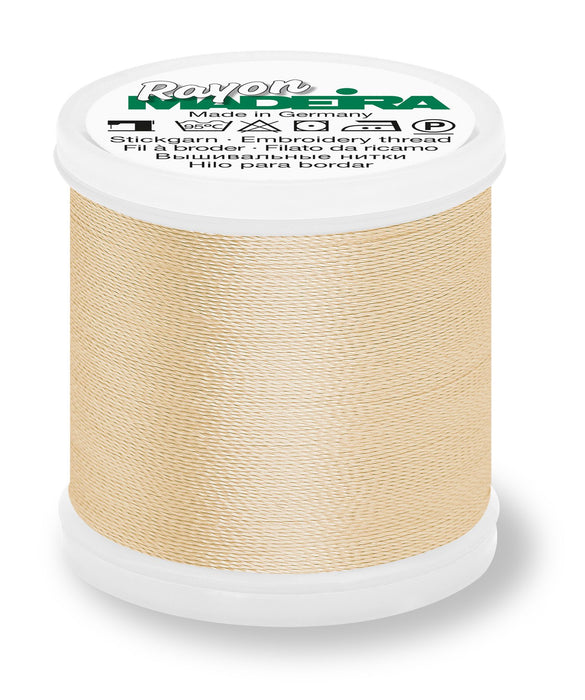 Madeira Rayon 40 | Machine Embroidery Thread | 220 Yards | 9840-1055 | Latte