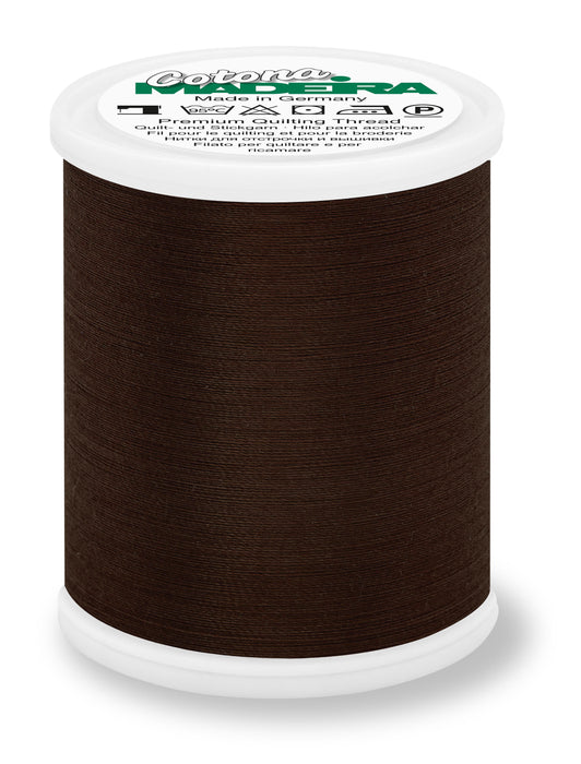 Madeira Cotona 50 | Cotton Machine Quilting & Embroidery Thread | 1100 Yards | 9350-792 | Dark Charcoal