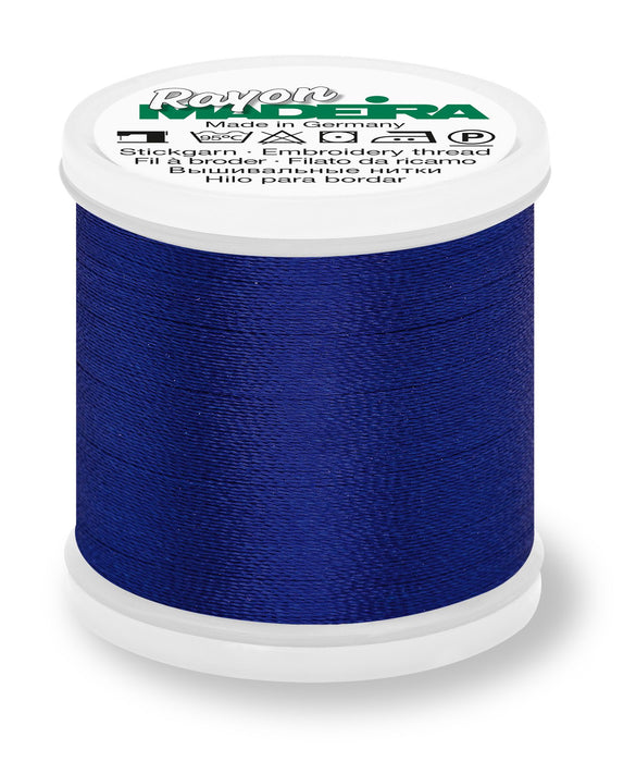 Madeira Rayon 40 | Machine Embroidery Thread | 220 Yards | 9840-1366 | Dark Purple Iris