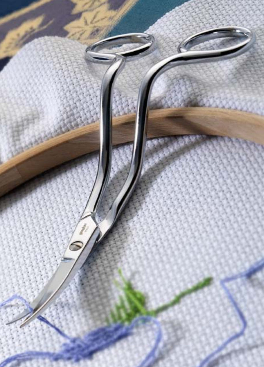 Embroidery Scissors Examples Gingher 6 Inch Double-Curved Machine Embroidery Scissors — AllStitch ...
