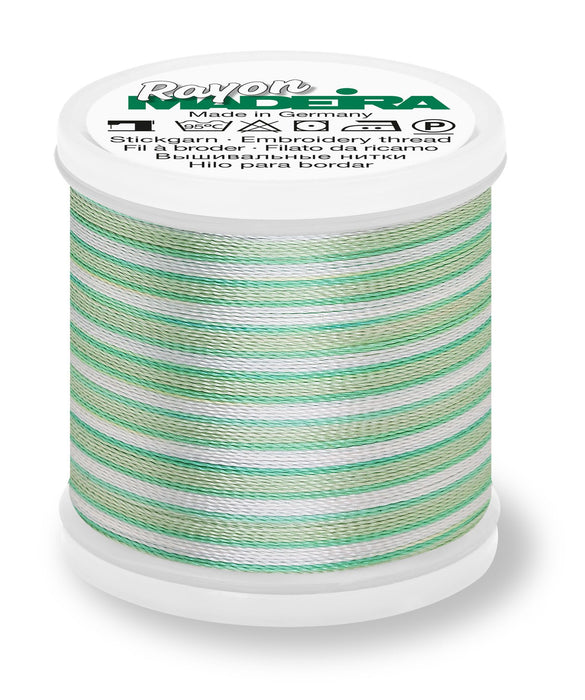 Madeira Rayon 40 | Machine Embroidery Thread | 220 Yards | 9840-2020 | True Greens Ombre