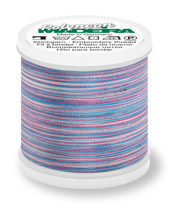 Madeira Polyneon 40 | Machine Embroidery Thread | Variegated | 220 Yards | 9845-1606 | Rainbow