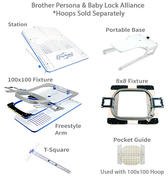 HoopMaster Hooping Station Kit For Brother Persona / Baby Lock Alliance