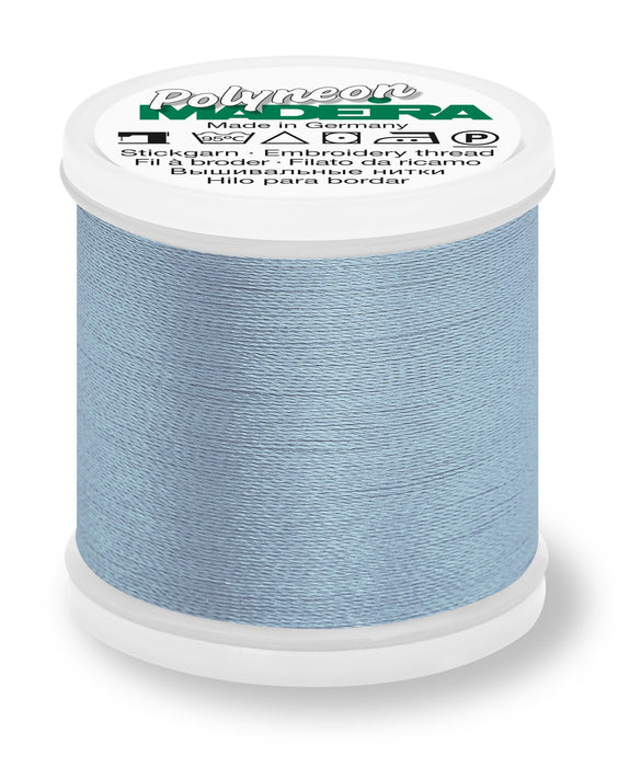 Madeira Polyneon 40 | Machine Embroidery Thread | 440 Yards | 9845-1628 | Oxford Blue
