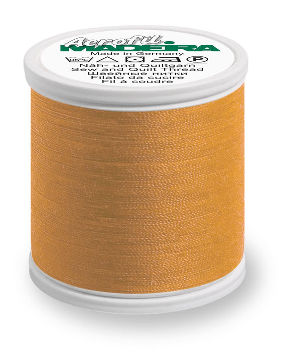Madeira Aerofil 120 | Polyester Sewing-Construction Thread | 440 yards | 9125-8654 | Orange