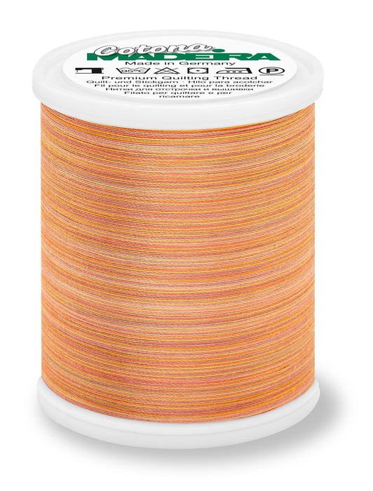 Madeira Cotona 50 | Cotton Machine Quilting & Embroidery Thread | Multicolor | 1100 Yards | 9350-512 | Sunset