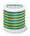 Madeira Rayon 40 | Machine Embroidery Thread | Multicolor | 220 Yards | 9840-2146 | Blue, Green, Yellow