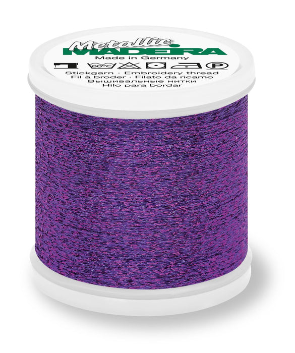 Madeira Sparkling Metallic 40 | Machine Embroidery Thread | 220 Yards | 9842-12 | Amethyst