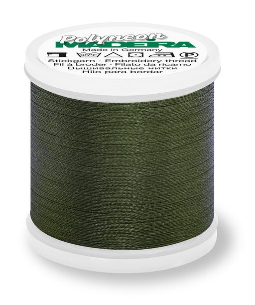 Madeira Polyneon 40 | Machine Embroidery Thread | 440 Yards | 9845-1795 | Deep Green