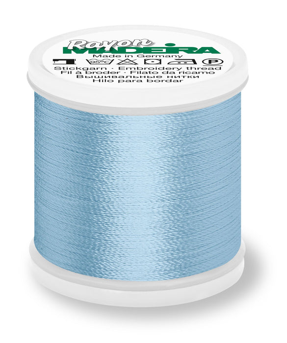 Madeira Rayon 40 | Machine Embroidery Thread | 220 Yards | 9840-1075 | Periwinkle