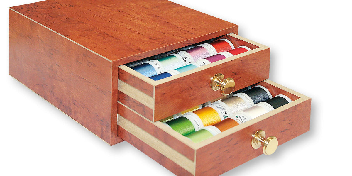 360 Spool Wooden Storage Chest for Madeira Thread Spools & Others —  AllStitch Embroidery Supplies
