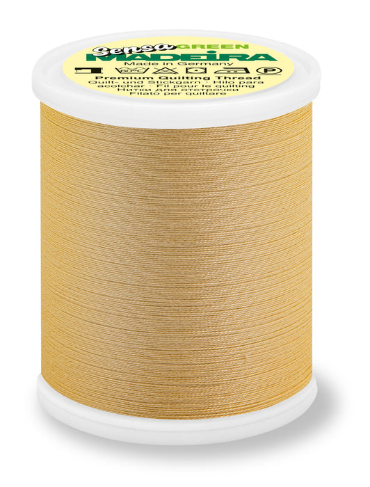 Madeira Sensa Green 40 | Quilting and Machine Embroidery Thread | 1100 Yards | 9390-225 | Mustard