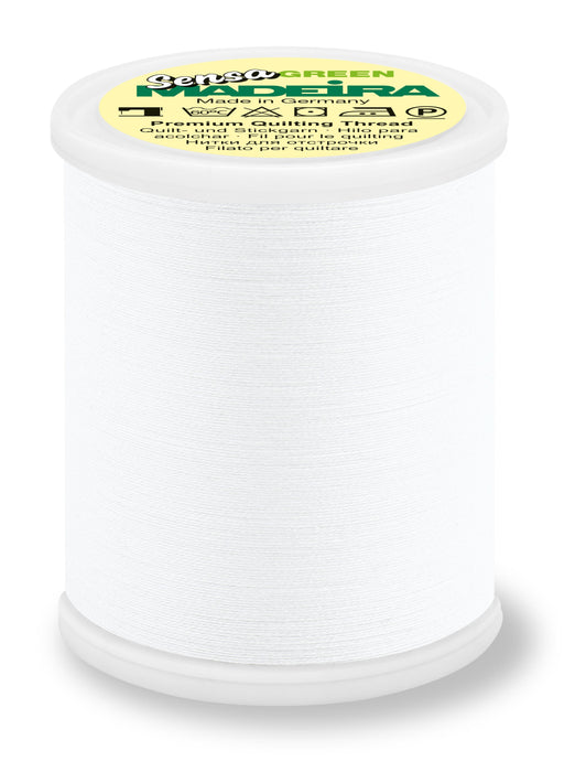 Madeira Sensa Green | Machine Embroidery Thread | 1100 Yards | 9390-105 | Fluorescent White